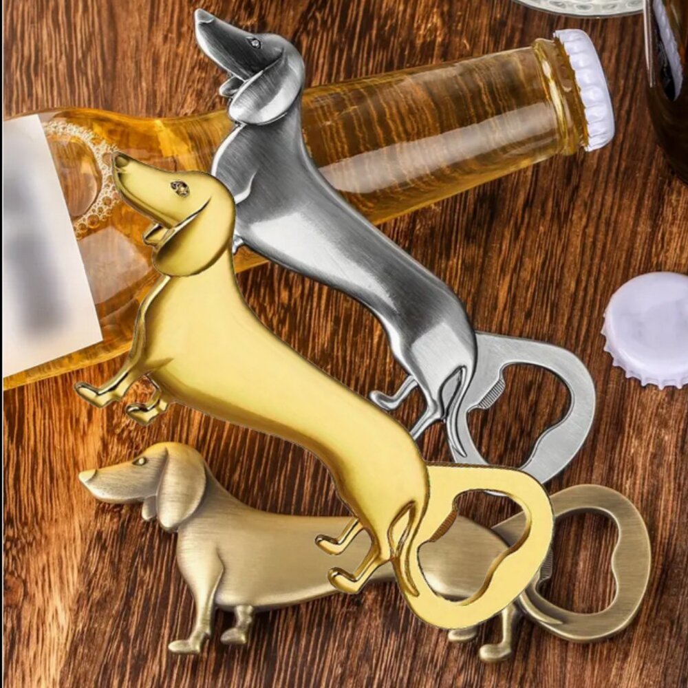 Dachshund Bottle Opener with Gift Bag